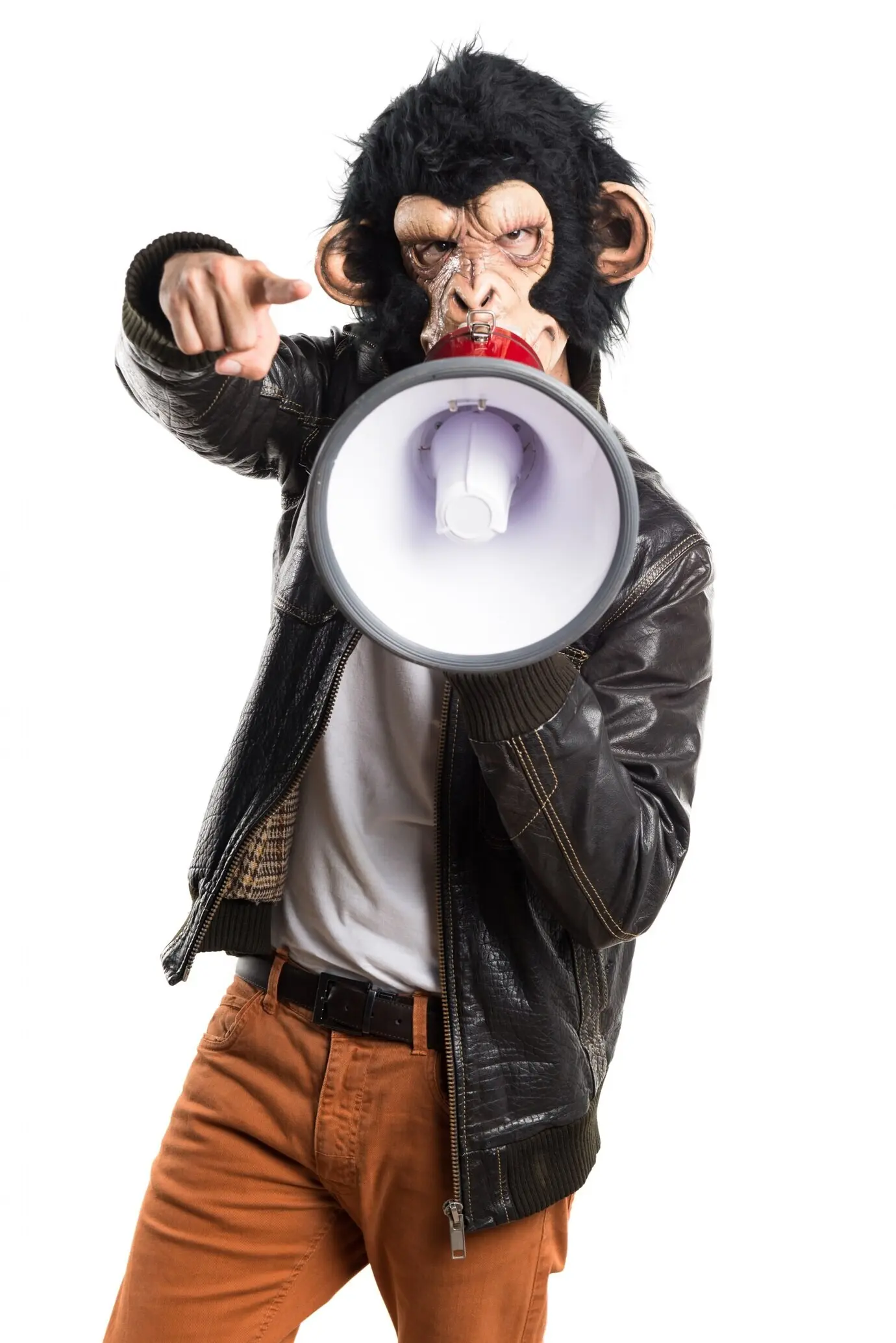 Кричащий человек-обезьяна